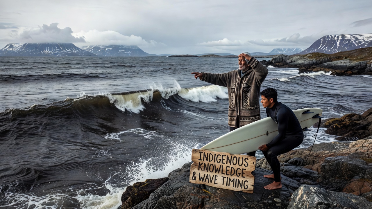 Indigenous Knowledge Systems Guiding Wave Timing for Surfers in Isolated Northern Inlet Environments